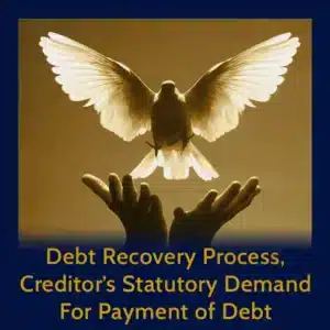 Module 55 - Debt Recovery Process, Creditor’s Statutory Demand For Payment of Debt