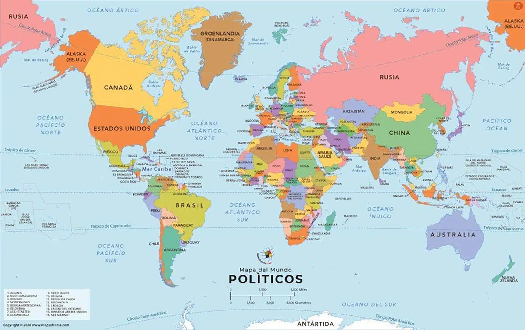Other Countries & Areas